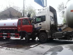 国道惊魂 312国道资峪段罐车与水车相撞事故警示